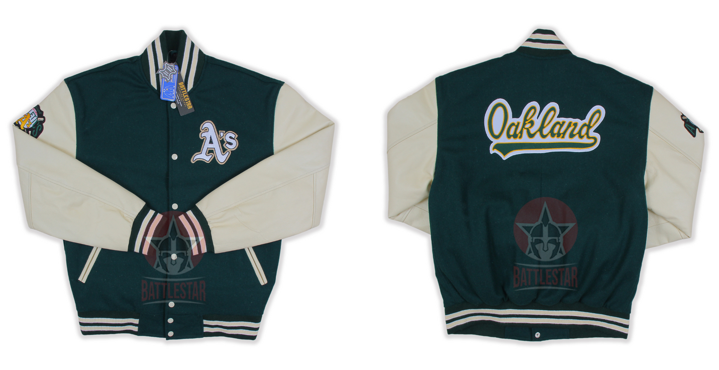 Personalized Embroidered League Inspired Baseball Fan Varsity Jackets