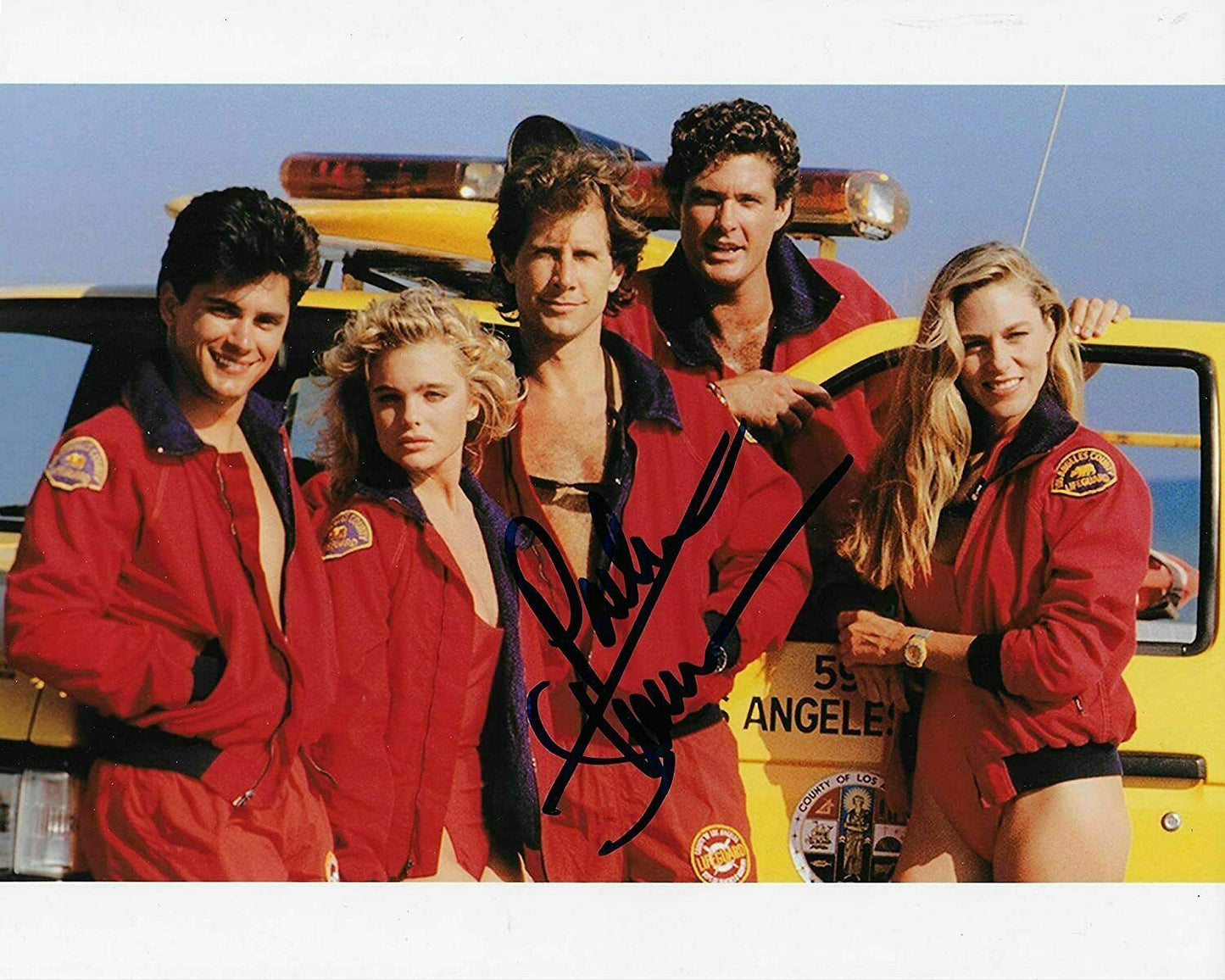 David Hasselhoff Baywatch Red Cotton Trendy Jacket - Battlestar Clothing & Gears Co