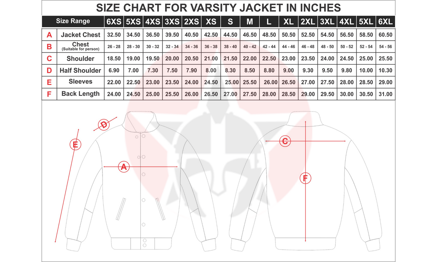 Maroon Wool Leather Trendy Varsity Baseball Jacket