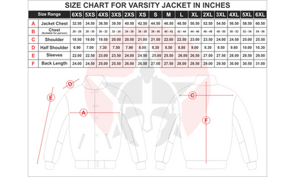 Personalized Wool and Leather Embroidered Cheerleader Rhinestone Varsity Jacket