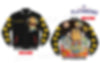 Load image into Gallery viewer, Personalized Black Satin Varsity Jacket (As Discussed)
