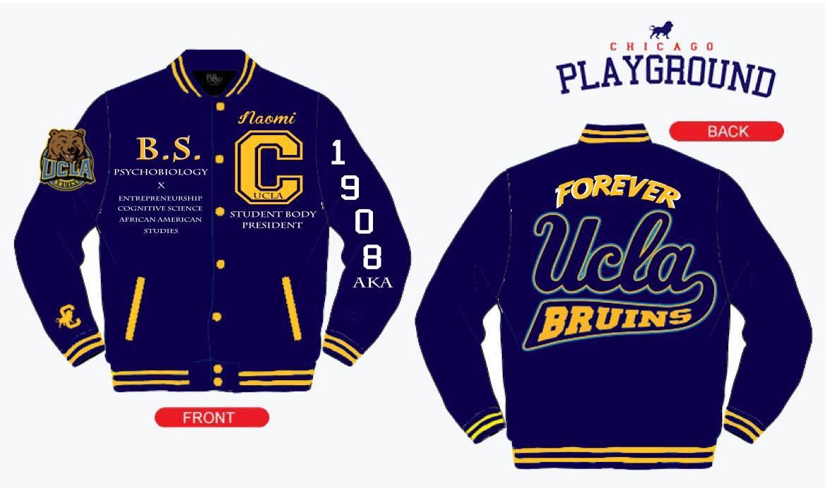 Personalized Two Embroidered Jackets (As Discussed)