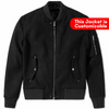 Load image into Gallery viewer, Battlestar MA-1 Black Wool Baseball Varsity Jacket