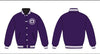 Load image into Gallery viewer, Personalized Purple Embroidered Satin Youth Varsity Jackets (50Pcs)
