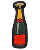 Load image into Gallery viewer, 7” champagne bottle patches with chenille embroidery