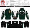 Load image into Gallery viewer, Personalized Embroidered Byron Collar Varsity Jacket (as discussed)