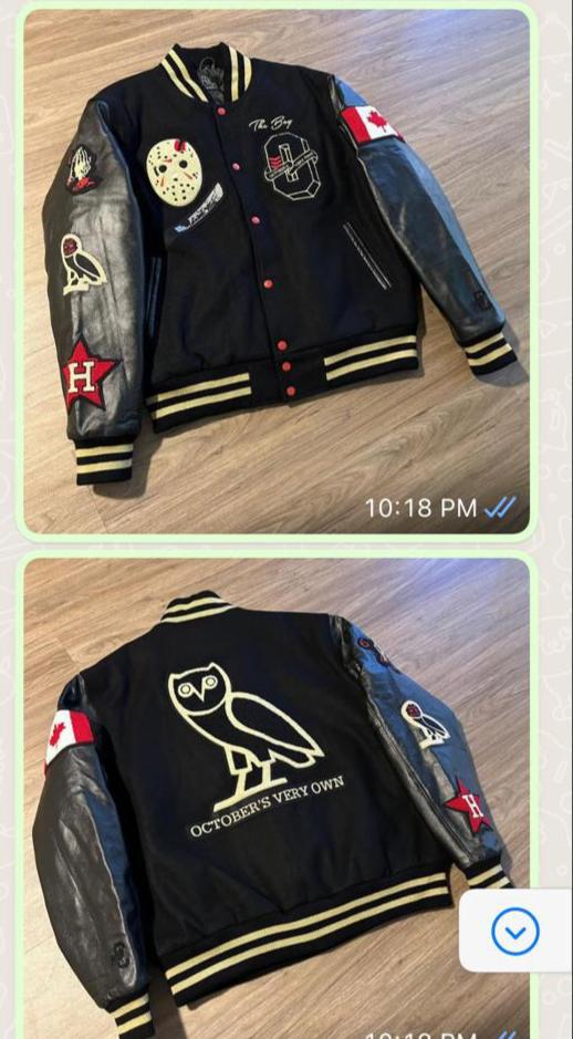 Personalized Two Embroidered Varsity Jackets (Advance Payment As Discussed)