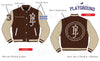 Women Crop style 3 Pcs Varsity Jackets