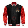 Load image into Gallery viewer, Year of the Tiger Black Red Satin Varsity Jacket