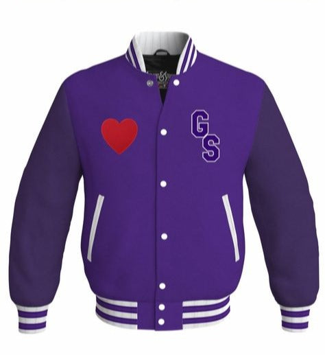 Personalized Purple Varsity Jackets