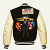 Personalized Embroidered Black Cream Varsity Jacket