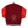 Load image into Gallery viewer, Maroon Wool Body Red Leather Sleeves Varsity Baseball Jacket