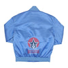 Load image into Gallery viewer, Sky Blue Satin Varsity Baseball Jacket