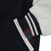 Black Wool Cream Leather Sleeves Varsity Baseball Jacket