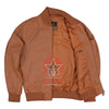 Brown Full Leather Classic Varsity Baseball Jacket