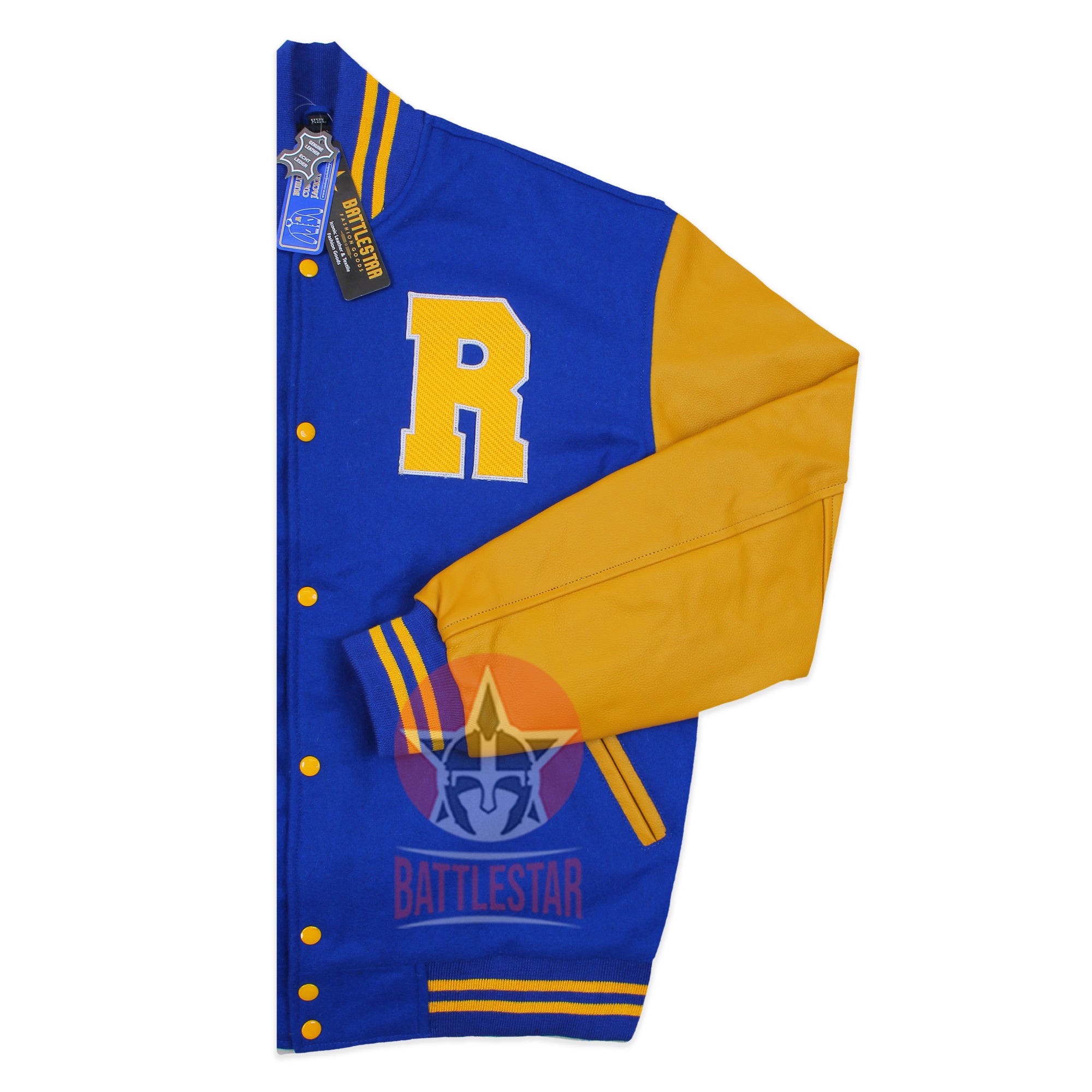 Riverdale KJ Apa Archie Royal Blue Gold Yellow Baseball Jacket