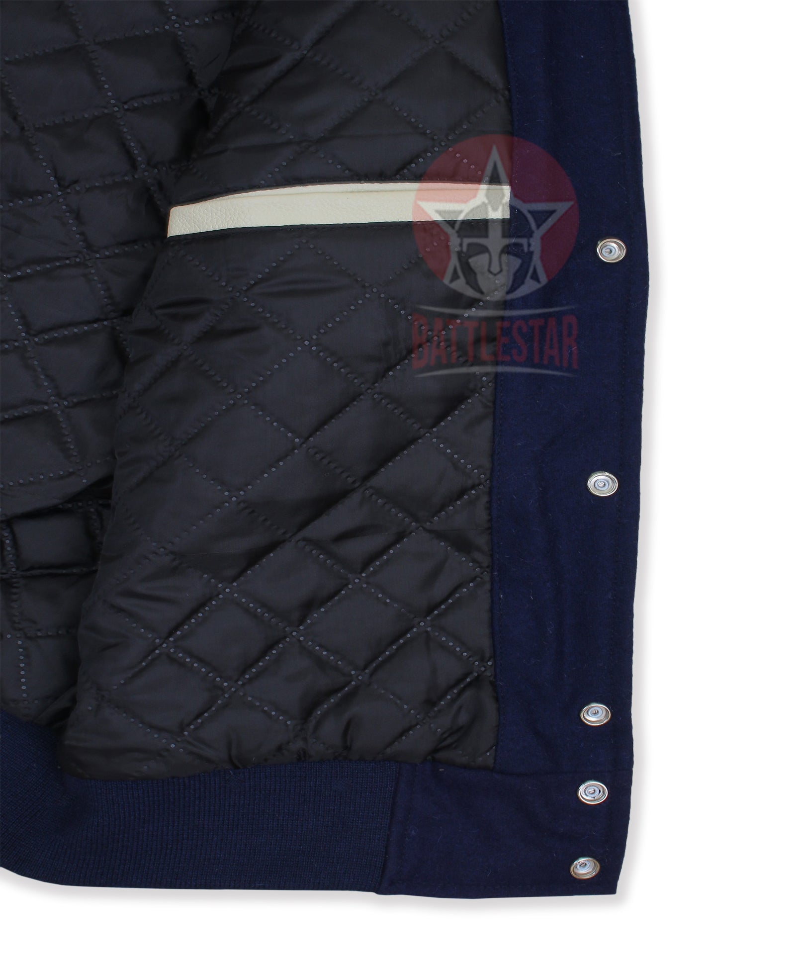 Yankees Inspired Navy Blue Wool Varsity Jacket Cream Leather Sleeves