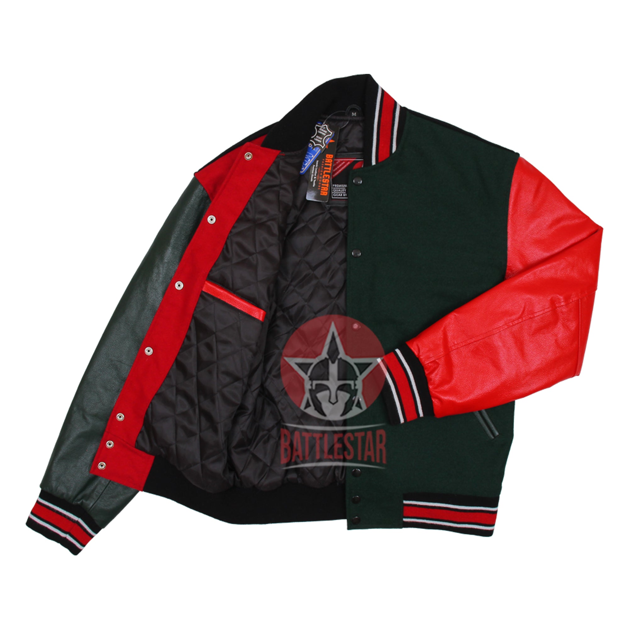 Genuine Lambskin Leather Baseball Varsity Jacket Style #1051 (Part 1 of  colors)