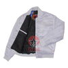 Load image into Gallery viewer, White Satin Varsity Baseball Jacket