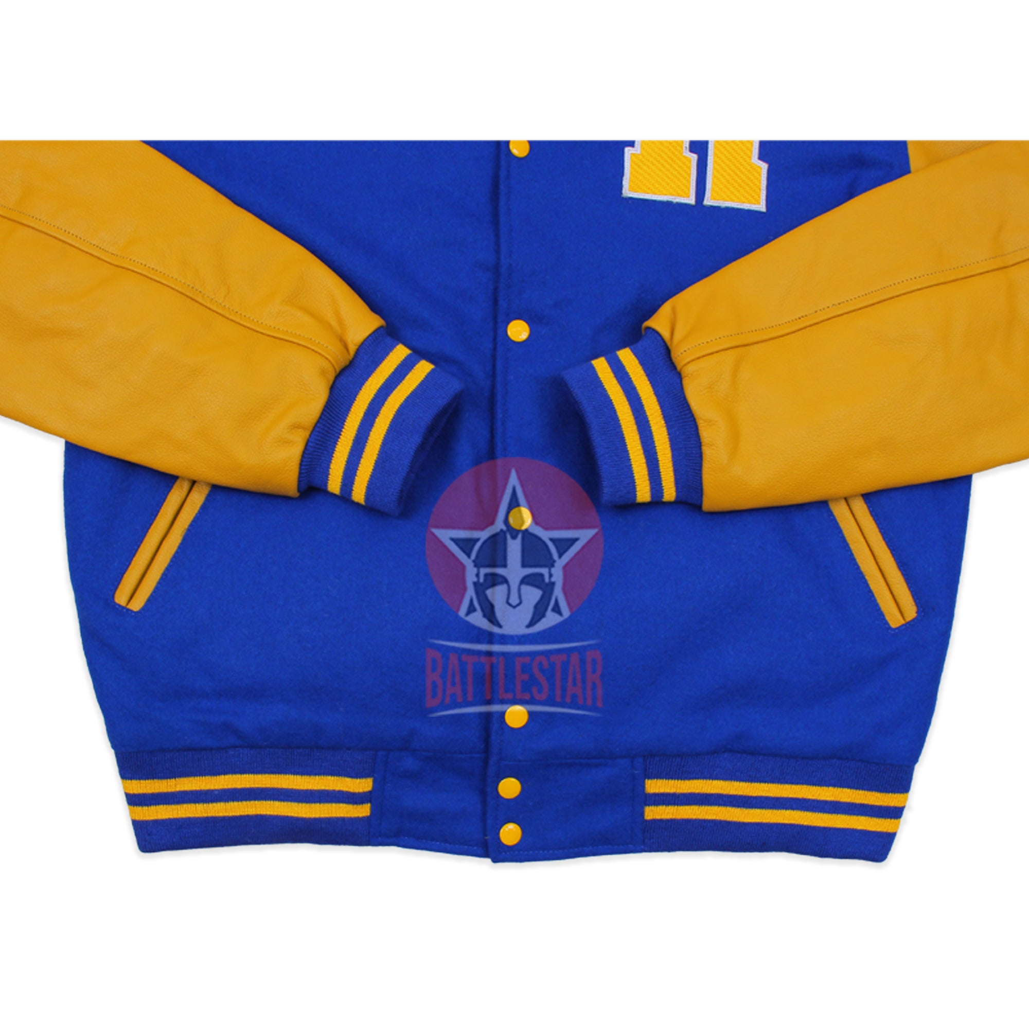 Riverdale KJ Apa Archie Royal Blue Gold Yellow Baseball Jacket