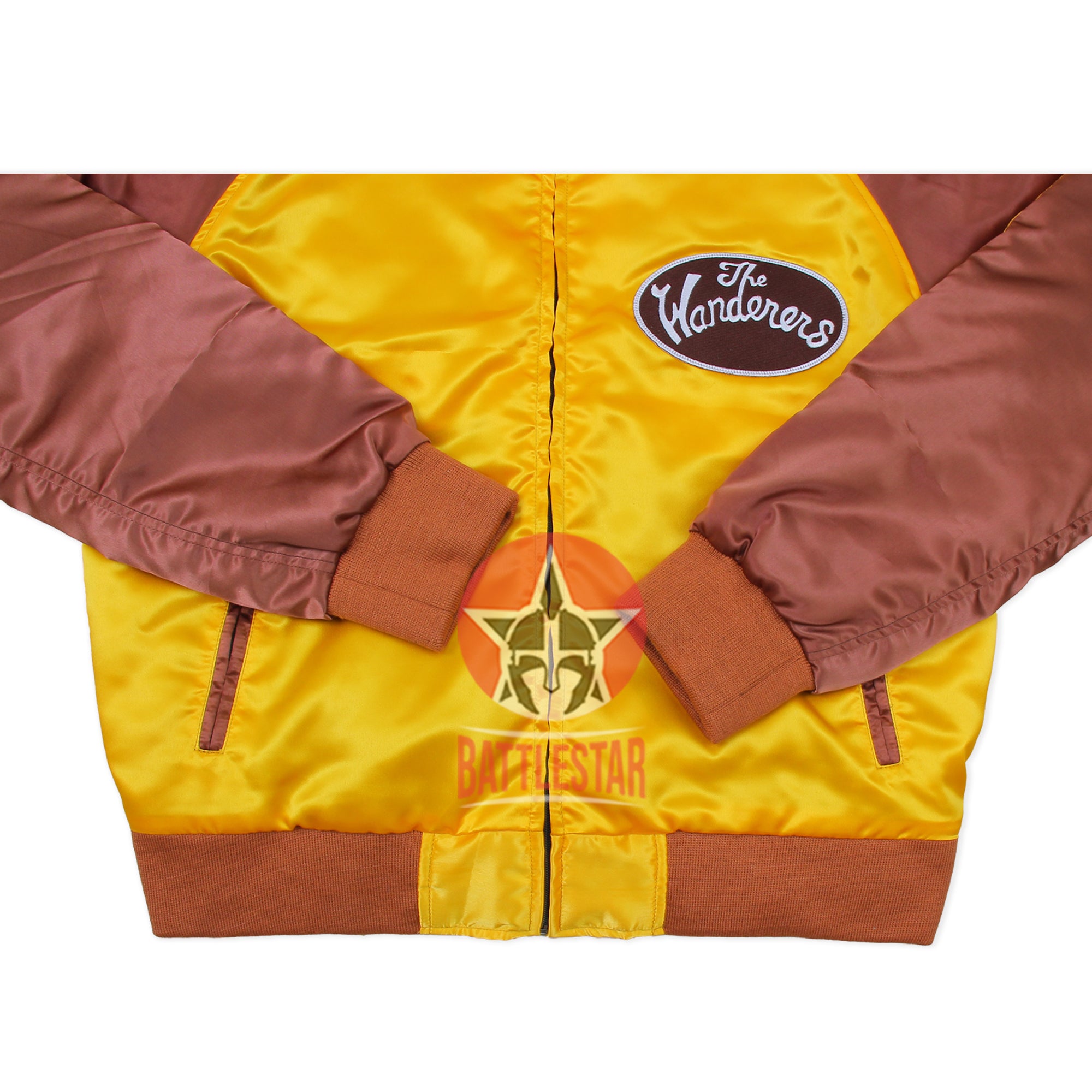The Wanderers Fancy Party Night Club Gold Bomber Jacket