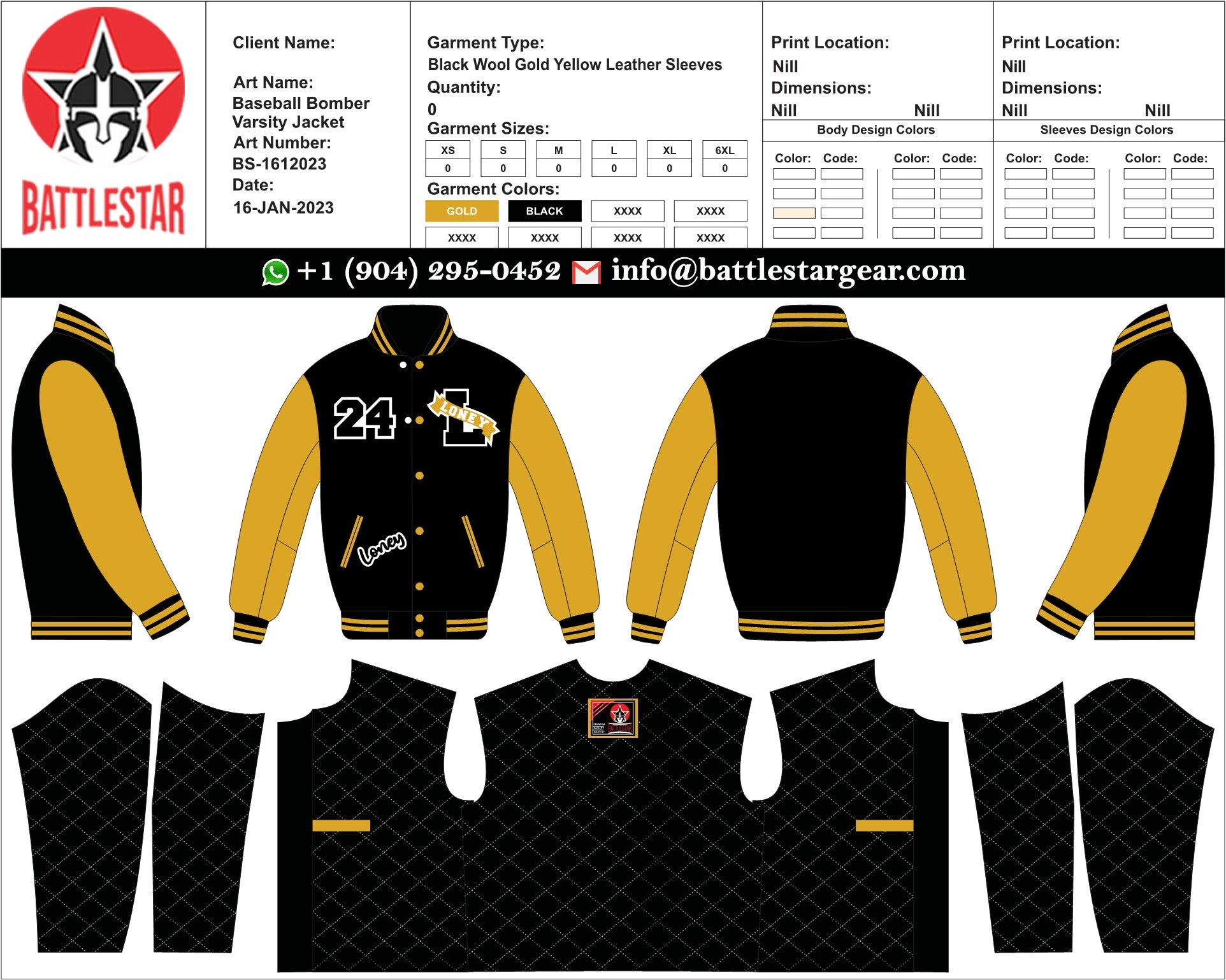Personalized Chenille Embroidered Wool Leather Varsity Jackets (M,XL)