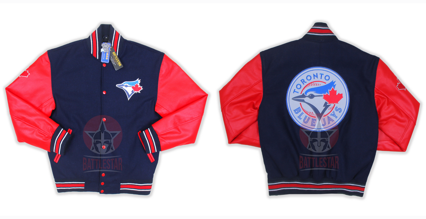 Personalized Embroidered League Inspired Baseball Fan Varsity Jackets