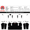 Load image into Gallery viewer, White Wool &amp; Black Leather Inserts Varsity Jacket