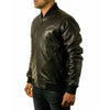 Load image into Gallery viewer, Bomber Style Leather Fashion Varsity 80&#39;s Casual Jacket - Battlestar Clothing &amp; Gears Co
