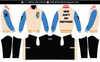 Load image into Gallery viewer, Personalized Beige Blue Varsity Jackets