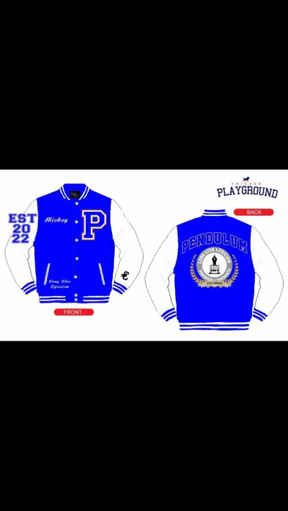 Personalized Wool & Leather Chenille Embroidered Varsity Jacket