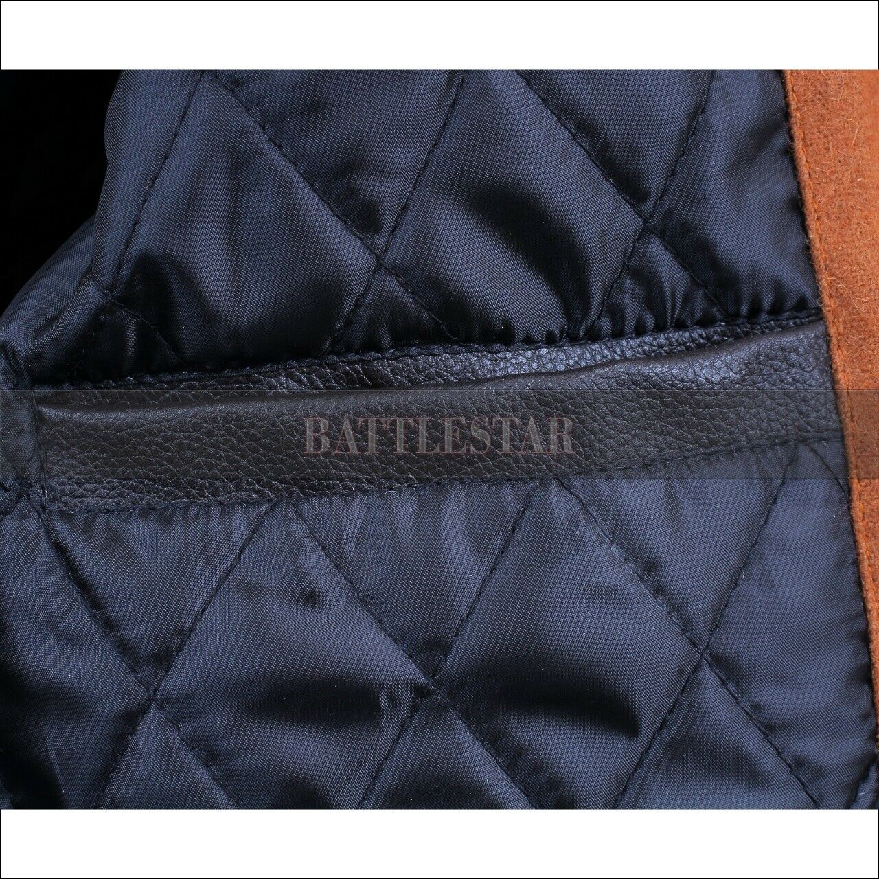 Men`s Brown Wool Varsity Chocolate Brown Sleeves - Battlestar Clothing & Gears Co
