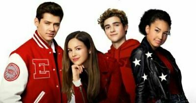 Musical EJ Red Wool Varsity Jacket White Leather Sleeves - Battlestar Clothing & Gears Co