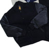 Load image into Gallery viewer, Black Wool Leather Classic Varsity Baseball Jacket As Discussed